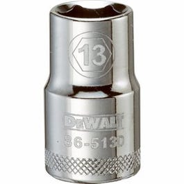 Metric Shallow Socket, 6-Point, 1 2-In. Drive, 13mm Online Sale